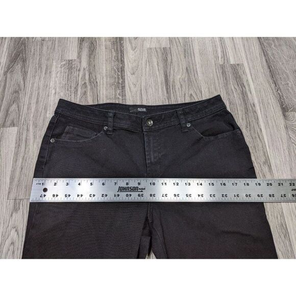 A.N.A. A New Approach Womens Size 12 Pockets Straight Leg Black Denim Jeans - Picture 8 of 11